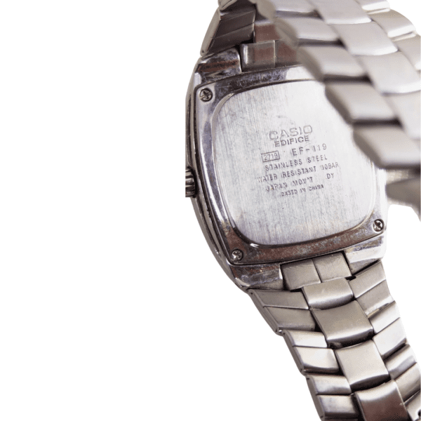 Elegant Casio Edifice Square Watch with long battery life
