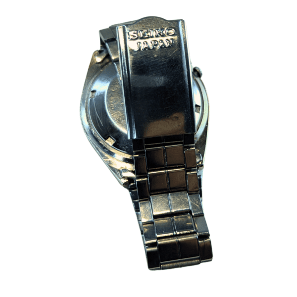 Automatic Seiko 5 watch with stainless steel casing